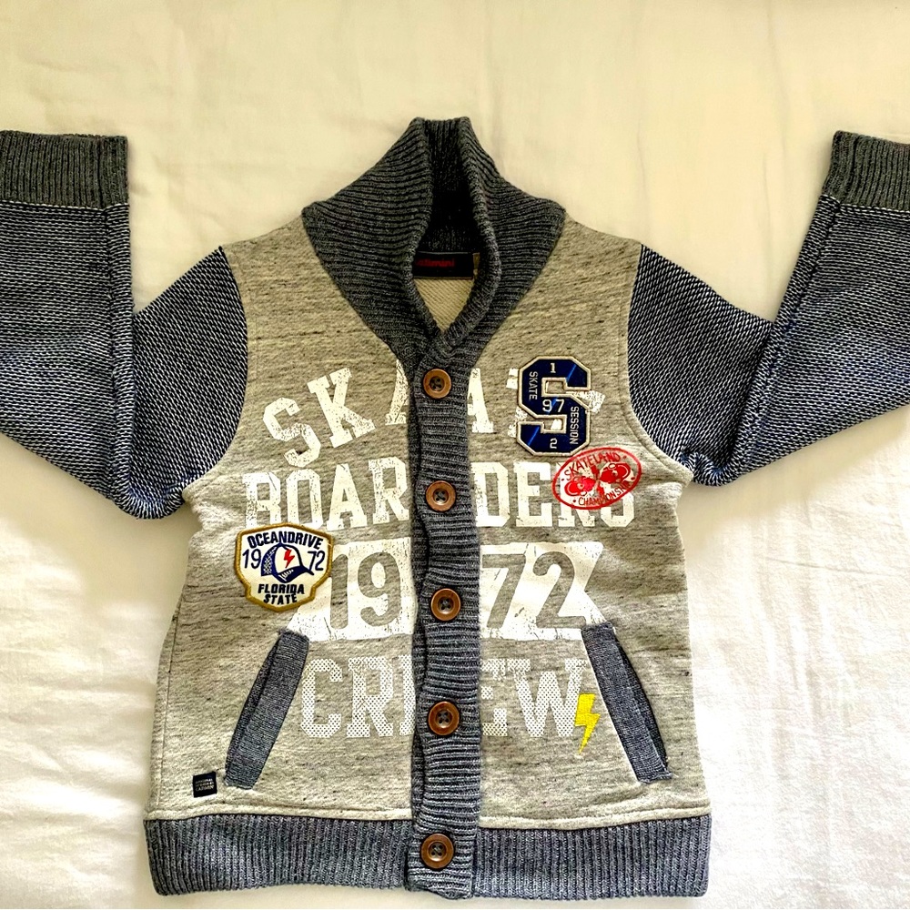 CATIMINI Boys Sweater Jacket 5 YO